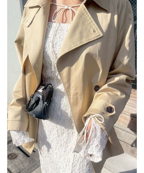 LAGUNAMOON（ラグナムーン）の「カットアウトデザインレースワンピース（ワンピース・レディース・ブラック/ホワイト・MEDIUM/SMALL）」の22枚目の写真