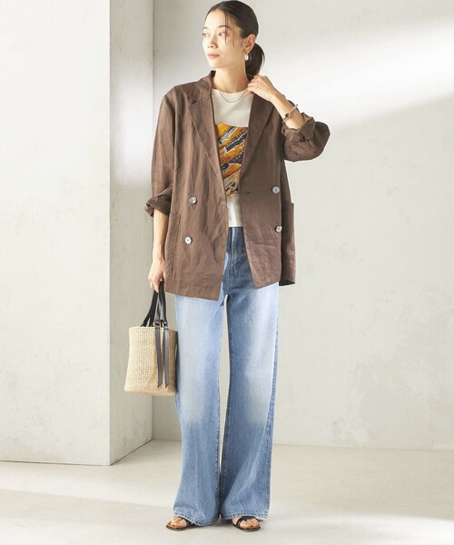 BINDU(ビンドゥー)の「BINDU: スカーフ 100×100(バンダナ/スカーフ・レディース・オレンジ/ネイビー/ライトブルー/ナチュラル/ブルー系その他/サックスブルー・ONE SIZE)」の22枚目の写真
