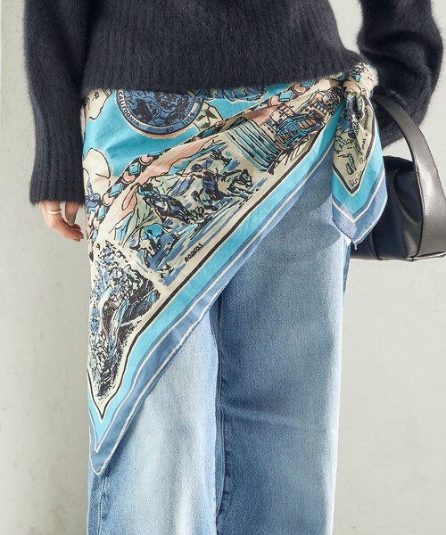 BINDU（ビンドゥー）の「BINDU: スカーフ 100×100（バンダナ/スカーフ