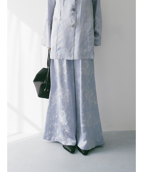 sahara(サハラ)の「Satin Jacquard Pants(その他パンツ・レディース・ライトブルー/ブラック/パープル・FREE)」の22枚目の写真