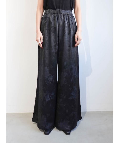 sahara(サハラ)の「Satin Jacquard Pants(その他パンツ・レディース・ライトブルー/ブラック/パープル・FREE)」の8枚目の写真