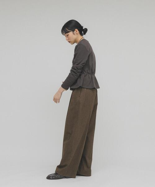 KBF（ケイビーエフ）の「ランダムシャーリングプルオーバー（Tシャツ/カットソー・レディース・チャコールグレー/ライトブルー/オートミール・ONE）」の16枚目の写真