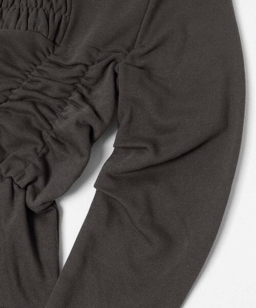 KBF（ケイビーエフ）の「ランダムシャーリングプルオーバー（Tシャツ/カットソー・レディース・チャコールグレー/ライトブルー/オートミール・ONE）」の18枚目の写真