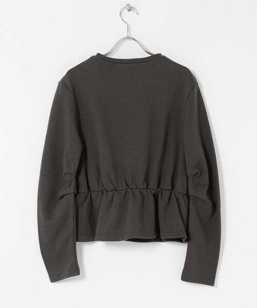 KBF（ケイビーエフ）の「ランダムシャーリングプルオーバー（Tシャツ/カットソー・レディース・チャコールグレー/ライトブルー/オートミール・ONE）」の19枚目の写真