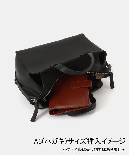 journal standard L'essage（ジャーナルスタンダードレサージュ）の「【BONASTRE/ボナストレ】T HANDBAG（ハンドバッグ・レディース・ブラック・FREE）」の10枚目の写真