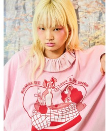 【RES】【little sunny bite Disney collection】 lady & tramp long tee
