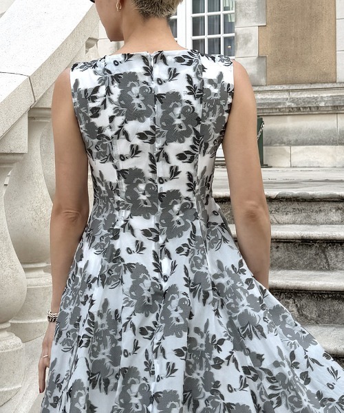 JENNE(ジェンヌ)の「ジャガードドレスワンピース(ワンピース・レディース・ピンク/ホワイト/ブラック・SMALL/MEDIUM/LARGE)」の21枚目の写真