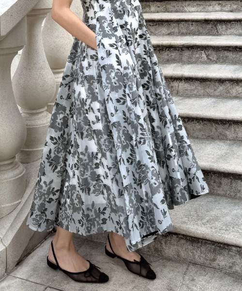 JENNE(ジェンヌ)の「ジャガードドレスワンピース(ワンピース・レディース・ピンク/ホワイト/ブラック・SMALL/MEDIUM/LARGE)」の22枚目の写真