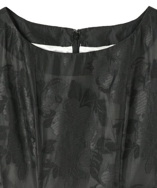 JENNE(ジェンヌ)の「ジャガードドレスワンピース(ワンピース・レディース・ピンク/ホワイト/ブラック・SMALL/MEDIUM/LARGE)」の15枚目の写真