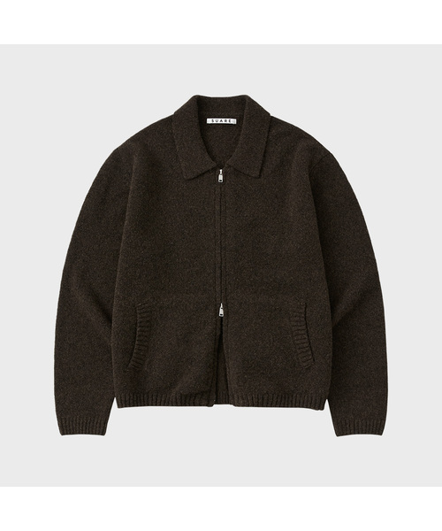 (ウィメンズ)ウールベイフォートニットジャケットブラウン