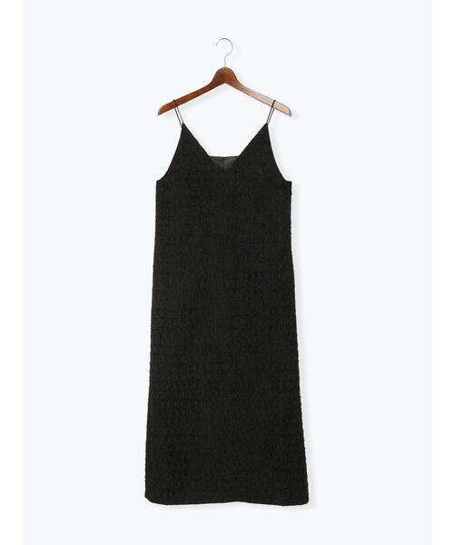Te chichi(テチチ)の「カットジャガードキャミワンピース(ワンピース・レディース・ブラック/オフホワイト・F)」の8枚目の写真