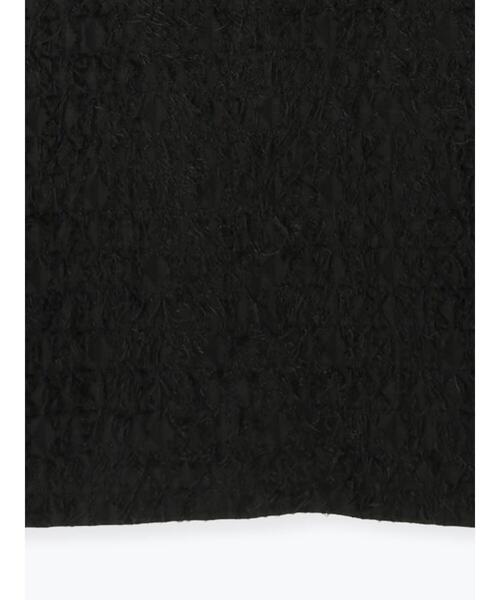 Te chichi(テチチ)の「カットジャガードキャミワンピース(ワンピース・レディース・ブラック/オフホワイト・F)」の3枚目の写真