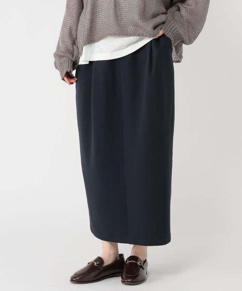 studio CLIP（スタディオクリップ）の「スッキリコクーンスカート[プラスサイズあり]《オケージョン2026SS》（スカート・レディース・ネイビー/ベージュ・ﾌﾘｰ(L)/FREE）」の19枚目の写真