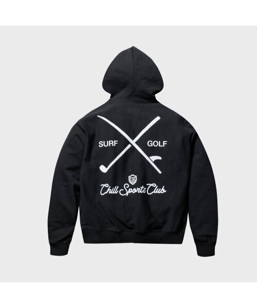 CHILL SPORTS CLUB(チルスポーツクラブ)の「24バージョン サーフエンタープ リバース フード ブラック(パーカー・メンズ・その他・MEDIUM/LARGE/X-LARGE)」の2枚目の写真