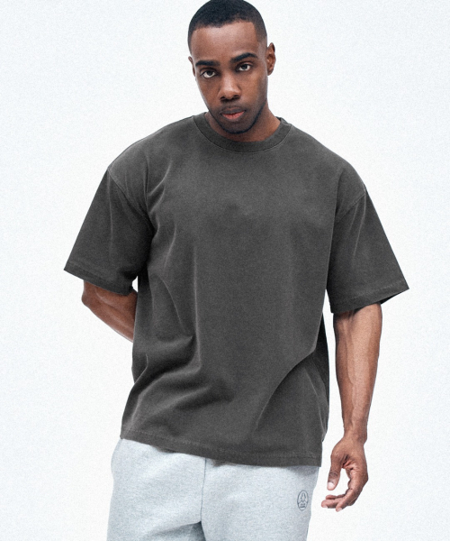 BLACK MAMBA(ブラックマンバ)の「ピグメント半袖Tシャツ(ブラック)(Tシャツ/カットソー・メンズ・その他・MEDIUM/LARGE)」の1枚目の写真