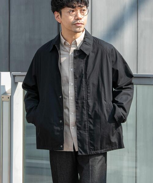URBAN RESEARCH ROSSO MEN(アーバンリサーチロッソメン)の「『撥水』タイプライターブルゾン(ブルゾン・メンズ・ネイビー/ブラック/カーキ/グレー・SMALL/MEDIUM/X-LARGE/LARGE)」の7枚目の写真