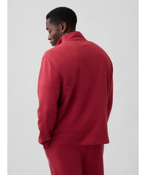 GAP(ギャップ)の「リラックスフィット GAPロゴ グラフィック 1/4 ジップアップ スウェットシャツ(スウェット・メンズ・レッド/グレー/ネイビー/ホワイト・XL/L/M/S/XS)」の7枚目の写真