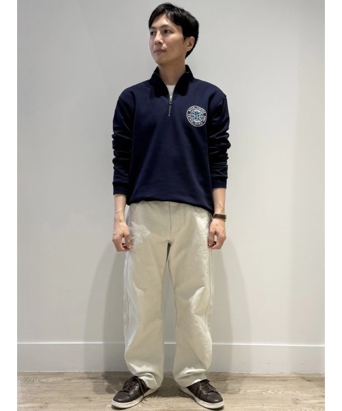 セール】リラックスフィット GAPロゴ グラフィック 1/4 ジップアップ セール】リラックスフィット GAPロゴ グラフィック 1/4 ジップアップ
