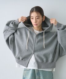CIAOPANIC TYPY | 【ゆるっと抜け感大人フーディー】ドルマンスリーブピグメントダンボールパーカー(パーカー)
