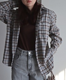 COURO | ネルチェックシャツ(シャツ/ブラウス)