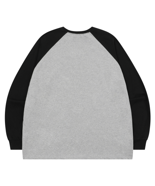 MUCENT(ムセント)の「エッセンシャルロゴナグランロングスリーブ配色ロングスリーブ長袖Tシャツ男女共用(2カラー)(Tシャツ/カットソー・レディース・その他/ブラック・FREE)」の20枚目の写真