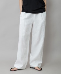 Munich（ミューニック）の「【吸水性】【放湿性】【通気性】ラミーキャンバスイージーパンツ（その他パンツ）」