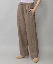 Munich（ミューニック）の「【吸水性】【放湿性】【通気性】ラミーキャンバスイージーパンツ（その他パンツ）」