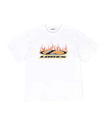 Flame L-oval S/S Tee - White
