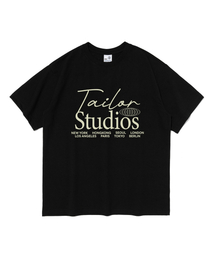 ワールドシティオーバーサイズ半袖Tシャツ（ブラック）