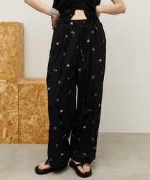 Auntie Rosa Holiday | フラワーシシュウイージーパンツ(その他パンツ)