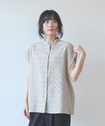 ☆新品☆bulle de savon リネンブラウス bulle de savon｜ビュルデサボンのシャツ/ブラウス（リネン・麻）通販