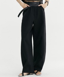 Bie（ビエ）の「リネンブレンド バレルパンツ（その他パンツ）」