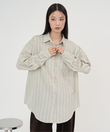 NUJOH | Soft Line Oversized Shirt / ソフトラインオーバーサイズシャツ(シャツ/ブラウス)