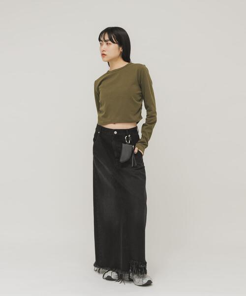 KBF（ケイビーエフ）の「レザーポーチチャーム（キーホルダー・レディース・ブラック/アイボリー・ONE）」の19枚目の写真