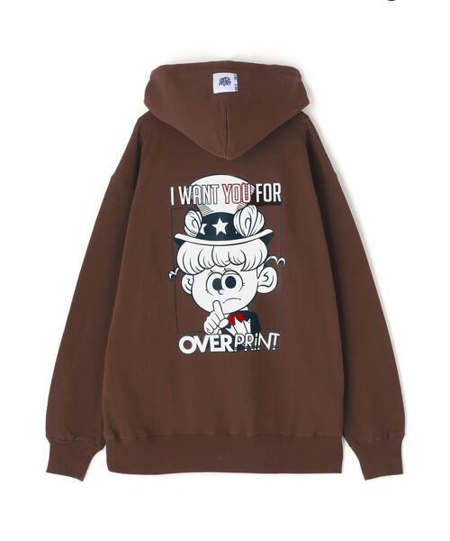 overprint / UNCLE SAM HOODIE — худи с оверпринтом