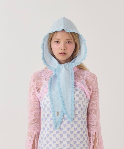 kaorinomori（カオリノモリ）の「kaorinomori  ソフィフード / カオリノモリ（ハット・レディース・ブラック/スカイブルー/ホワイト・FREE）」の3枚目の写真