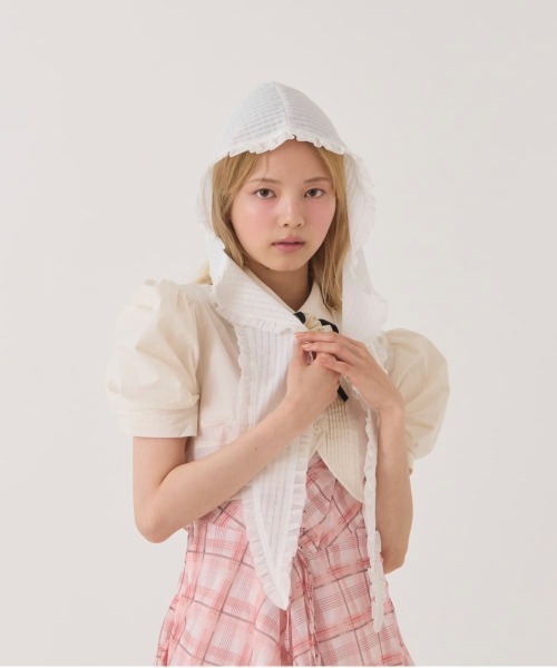 kaorinomori（カオリノモリ）の「kaorinomori  ソフィフード / カオリノモリ（ハット・レディース・ブラック/スカイブルー/ホワイト・FREE）」の4枚目の写真