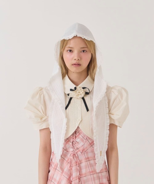 kaorinomori（カオリノモリ）の「kaorinomori  ソフィフード / カオリノモリ（ハット・レディース・ブラック/スカイブルー/ホワイト・FREE）」の5枚目の写真