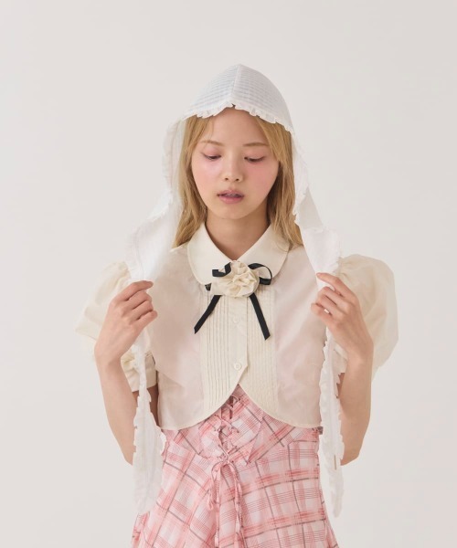 kaorinomori（カオリノモリ）の「kaorinomori  ソフィフード / カオリノモリ（ハット・レディース・ブラック/スカイブルー/ホワイト・FREE）」の6枚目の写真