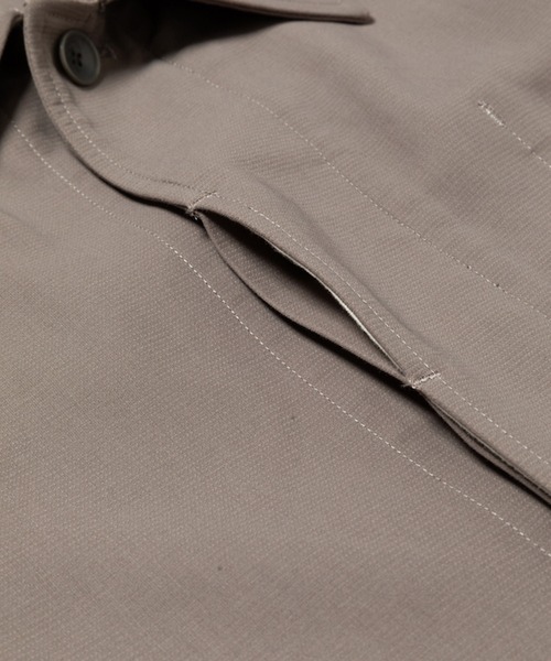 meanswhile(ミーンズワイル)の「Fade Crease Coverall(カバーオール・メンズ・グレー・2(M))」の6枚目の写真