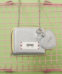 GRAIN | 【GRAIN/グレイン】二つ折りハートチャーム付き２WAYウォレット(財布)