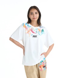 ROXY ウィメンズ FITNESS FEEL THE SPARK S/S T Tシャツ 【2026年春夏モデル】/ロキシーUVカット速乾半袖Tシャツ