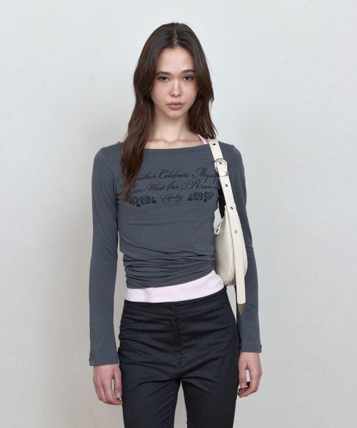 CURETTY(キュリティ)の「C DOUBLE BELT MINI HOBO BAG_CREAM(ショルダーバッグ・レディース・Cream・FREE)」の4枚目の写真