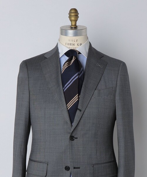 SHIPS(シップス)の「SHIPS: ヴィンテージ アーカイブ シルク メランジ ワイド ストライプ ネクタイ(ネクタイ・メンズ・ブルー/ネイビー/カーキ・ONE SIZE)」の8枚目の写真