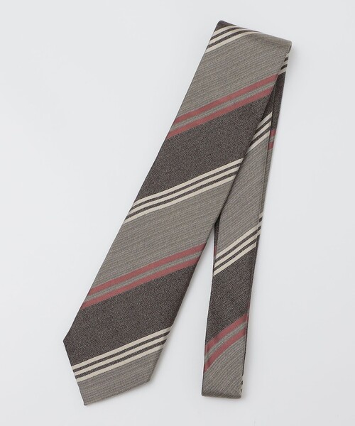 SHIPS(シップス)の「SHIPS: ヴィンテージ アーカイブ シルク メランジ ワイド ストライプ ネクタイ(ネクタイ・メンズ・ブルー/ネイビー/カーキ・ONE SIZE)」の14枚目の写真