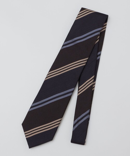 SHIPS(シップス)の「SHIPS: ヴィンテージ アーカイブ シルク メランジ ワイド ストライプ ネクタイ(ネクタイ・メンズ・ブルー/ネイビー/カーキ・ONE SIZE)」の15枚目の写真