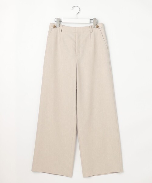 J.PRESS Ladies(J.プレス レディス)の「【セット着用可】リネンバイオシャンブレー ワイド パンツ(その他パンツ・レディース・ベージュ系/ブラウン系/ネイビー系・S/XS)」の12枚目の写真