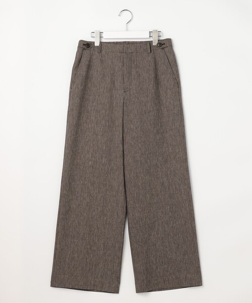 J.PRESS Ladies(J.プレス レディス)の「【セット着用可】リネンバイオシャンブレー ワイド パンツ(その他パンツ・レディース・ベージュ系/ブラウン系/ネイビー系・S/XS)」の13枚目の写真