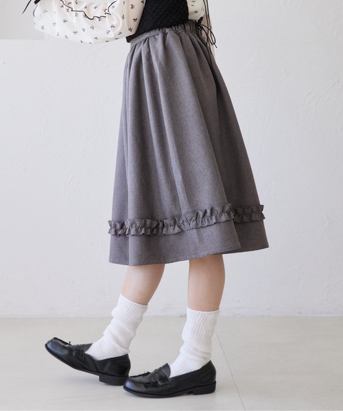 kutir(クティール)の「【セットアップ着用可能】アソートフリルミディスカート(スカート・レディース・ブラック/ブルー/グレー・FREE)」の14枚目の写真
