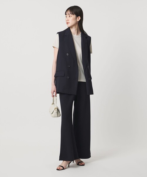 UNITED ARROWS（ユナイテッドアローズ）の「Drapy バイアス イージー パンツ ‐ウォッシャブル‐（スラックス・レディース・ブラック/ネイビー・38/36/40）」の3枚目の写真